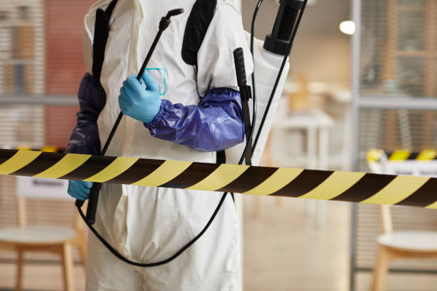 Professional Biohazard technician working in Western Grove, AR